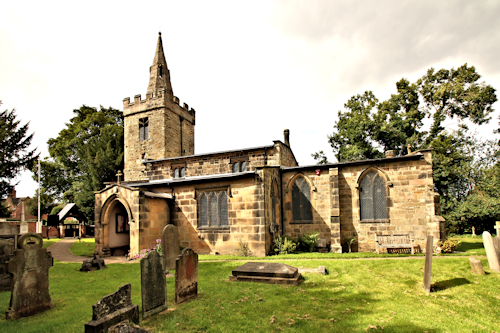 Cossall Church, Cossethay in The Rainbow